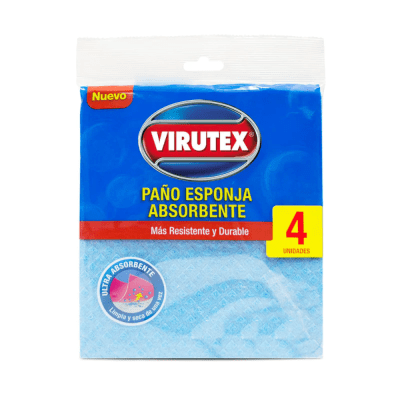 VIRUTEX PAÑOS COLORES ABSORBENTES 4UND