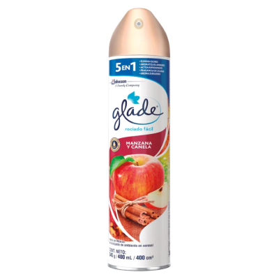 GLADE AEROSOL 400ML MANZANA Y CANELA
