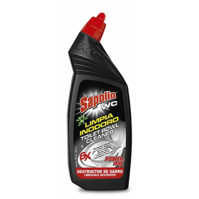 WC SAPOLIO LIMPIA INODORO 750ML POWER MAX NEGRO