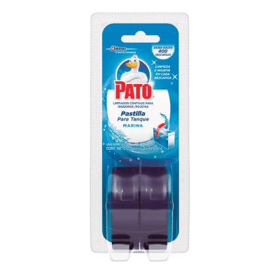 PATO TANQUE PASTILLAS AZUL 40GR
