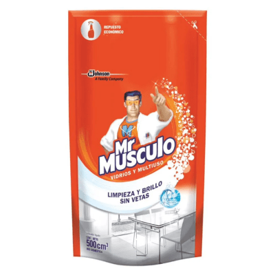 MR MUSCULO 500ML LIMPIAVIDRIOS FRESCA DOYPACK