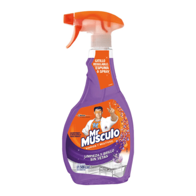 MR MUSCULO 500ML VIDRIOS LAVANDA GATILLO