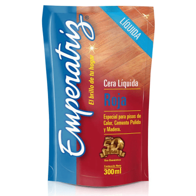 CERA EMPERATRIZ PASTA ROJA 300ML