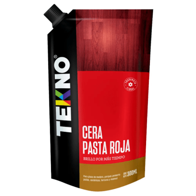 CERA TEKNO PASTA 300ML ROJA