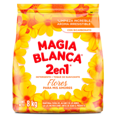 DETERGENTE MAGIA BLANCA 8K FLORAL