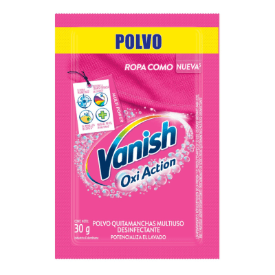 VANISH POLVO ROSA 30G SOBRE
