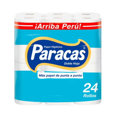PAPEL HIGIENICO PARACAS CELESTE 24UND