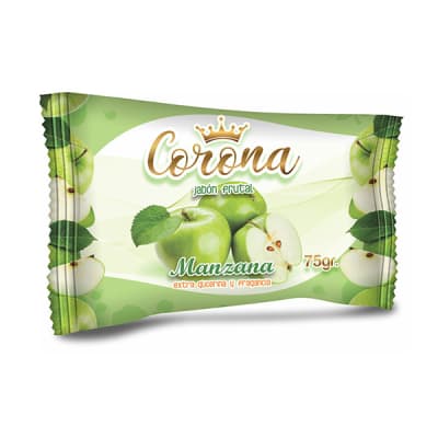JABON CORONA 75GR MANZANA