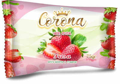 JABON CORONA 75GR FRESA