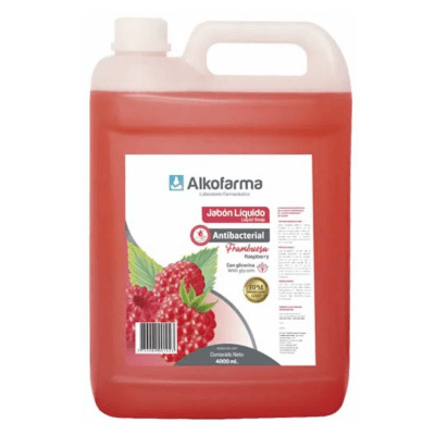 ALKOFARMA JABON LIQUIDO 4L FRAMBUESA