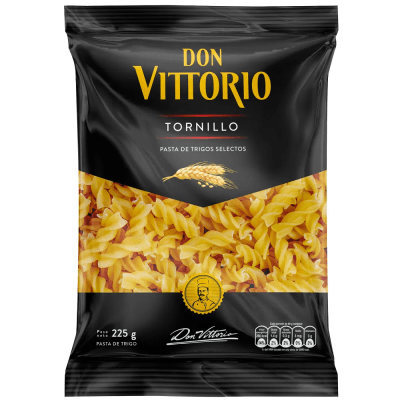 FIDEOS DON VITTORIO 225GR TORNILLO