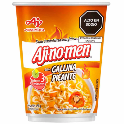 AJINOMEN VASO GALLINA PICANTE 51GR