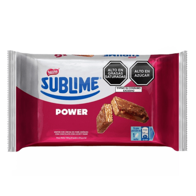 SUBLIME POWER WAFER/CREMA/MANI X6UND CHOCOLATE