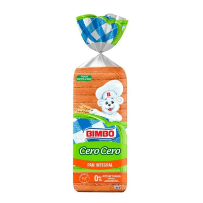 BIMBO PAN INTEGRAL 560GR CERO CERO