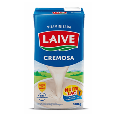 LAIVE MEZCLA LACTEA CREMOSA 480ML TETRA