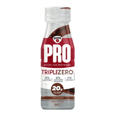 BATIDO PROTEICO GLORIA PRO TRIPLE ZERO CHOCOLATE 320ML