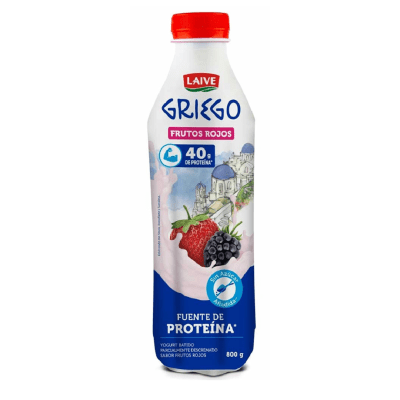 LAIVE YOGURT GRIEGO 800GR FRUTOS ROJOS