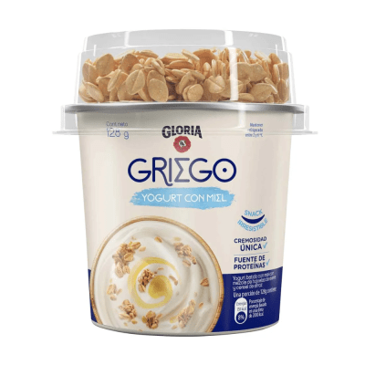 YOGURT GRIEGO GLORIA CON MIEL 128G
