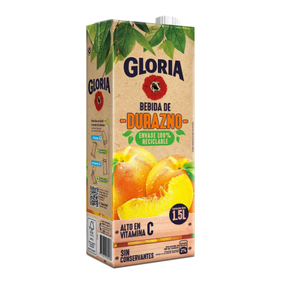 BEBIDA DE DURAZNO GLORIA 1.5L