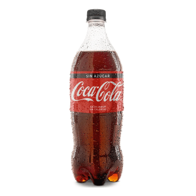 GASEOSA COCA COLA SIN AZUCAR 1L