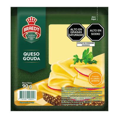 BRAEDT QUESO GOUDA 90G