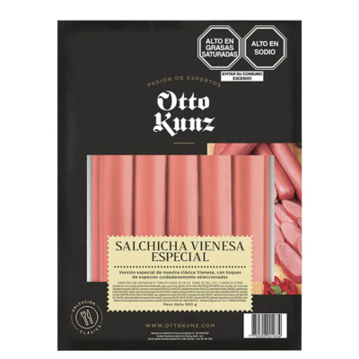 OTTO KUNZ SALCHICHA VIENESA ESPECIAL 500G