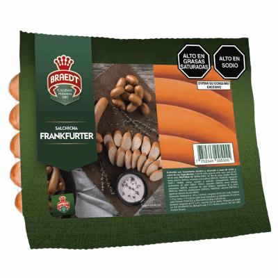 BRAEDT SALCHICHA FRANKFURTER GASTRONOMIA 1K