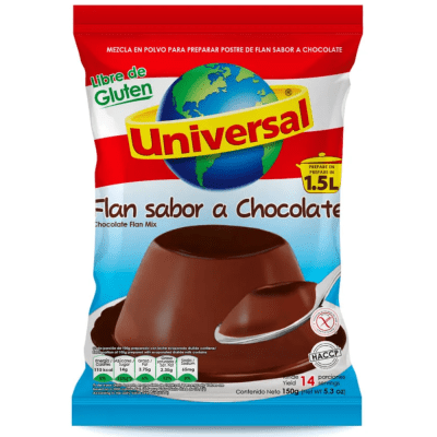UNIVERSAL FLAN CHOCOLATE 150G SOBRE