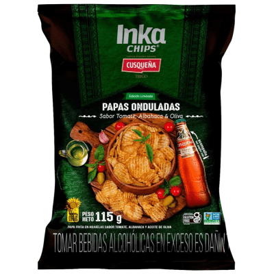 INKA CHIPS ALBAHACA Y OLIVA 115G