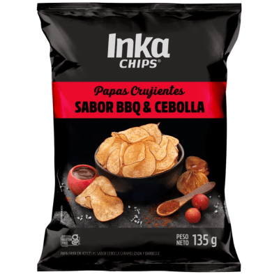 INKA CHIPS BBQ & CEBOLLA 135G