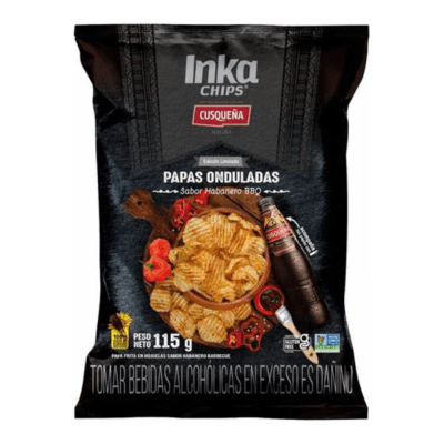 INKA CHIPS HABANERO BBQ 115G