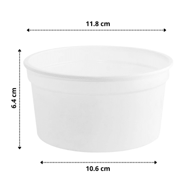 ENVASE 1/2 LITRO HAWAI BLANCO CON TAPA