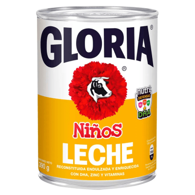 GLORIA LECHE EVAPORADA NIÑOS 390G