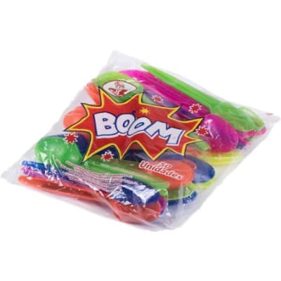 CUCHARITA 5 BOOM DE COLORES 50UND