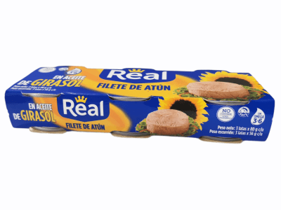 REAL FILETE DE ATUN TRIPACK 80G