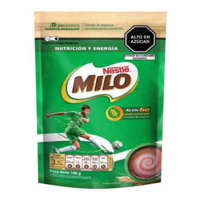 NESTLE MILO 190G DOYPACK ZIPPER