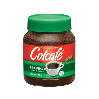 COLCAFE DESCAFEINADO 50GR FRASCO