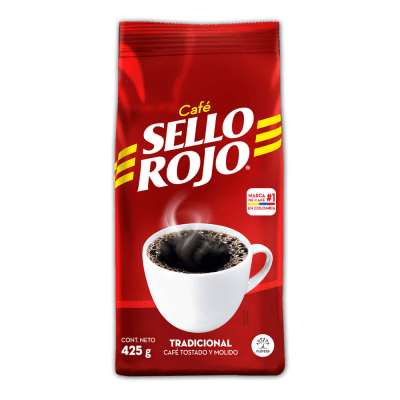 CAFE SELLO ROJO 425GR TRADICIONAL MOLIDO