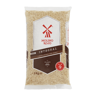 ARROZ MOLINO ROJO INTEGRAL 1KG