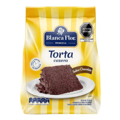 KEKE BLANCA FLOR 800GR CHOCOLATE CASERA MEZCL