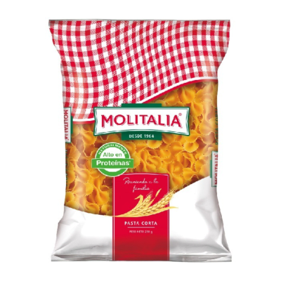 FIDEOS MOLITALIA 250GR CORBATA CHICA