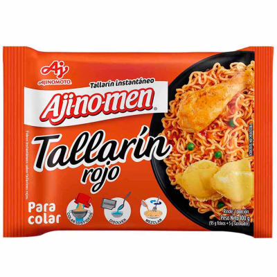 AJINOMEN TALLARIN ROJO 100GR