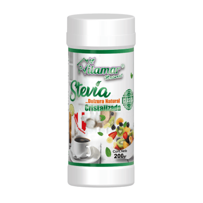 STEVIA VITAMAR NACIONAL CRISTALIZADA 200G