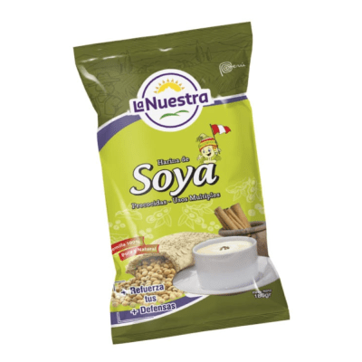HARINA DE SOYA LA NUESTRA 180G