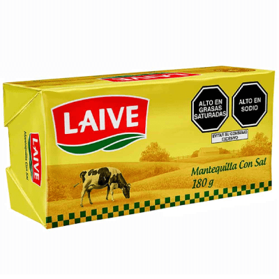 LAIVE MANTEQUILLA BARRA 180G CON SAL