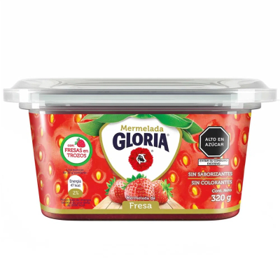 GLORIA MERMELADA FRESA 320G POTE