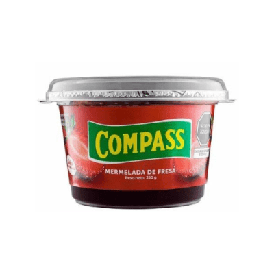 COMPASS MERMELADA 350GR FRESA POTE