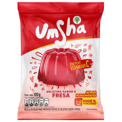 GELATINA UMSHA 120G FRESA