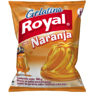 ROYAL GELATINA 160G NARANJA