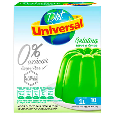 UNIVERSAL GELAT DIET 19G LIMON CAJA